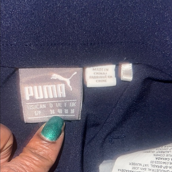 Puma Women's Navy Blue Stretch Golf Shorts size Small - Picture 10 of 12